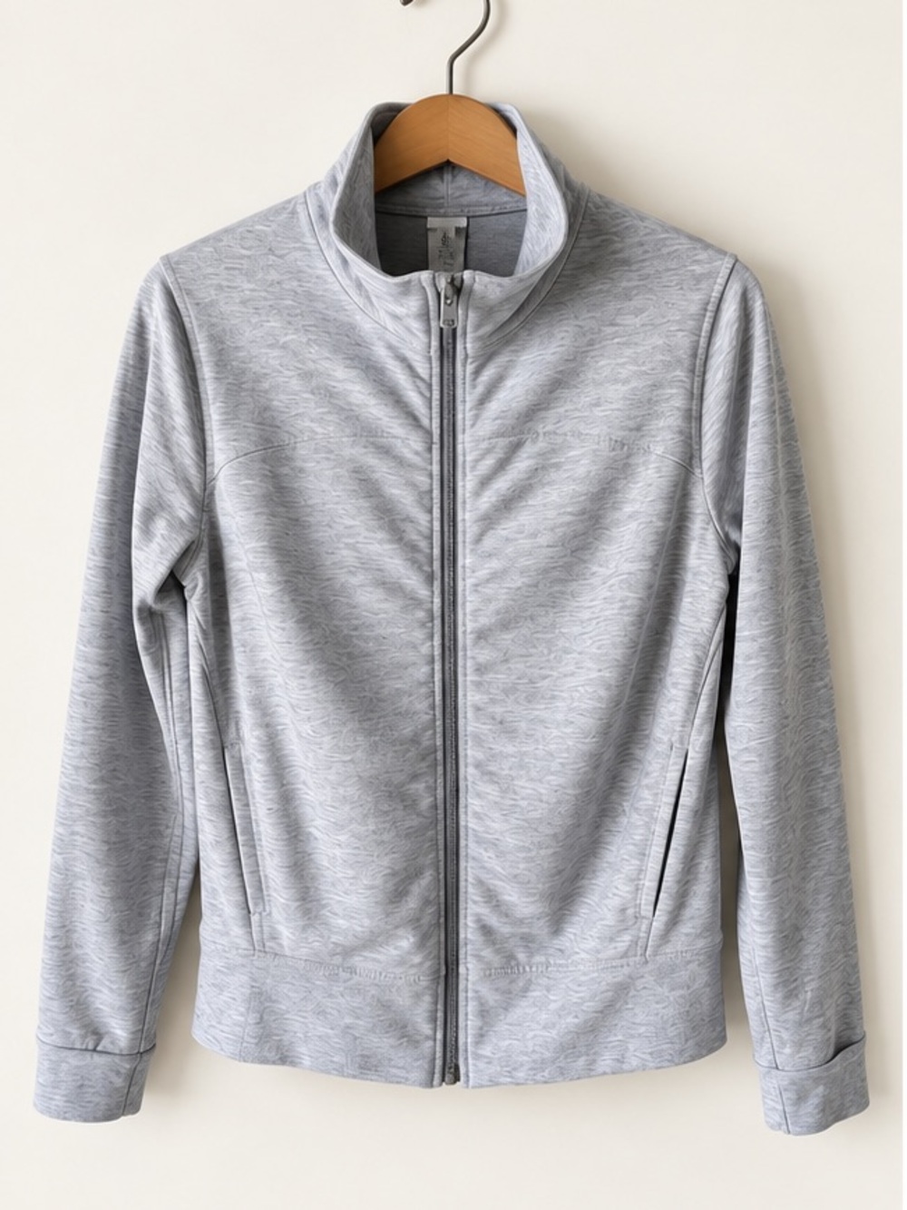 Lululemon Gather Up Jacket Heathered Power Grey Sea Salt Full Zip Athletic Yoga - Picture 5 of 8